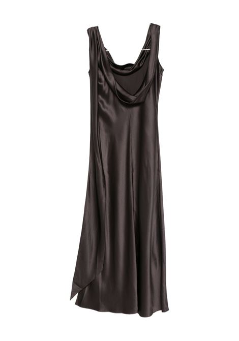 abito satin donna grafite ACNE STUDIOS | A20841BZG